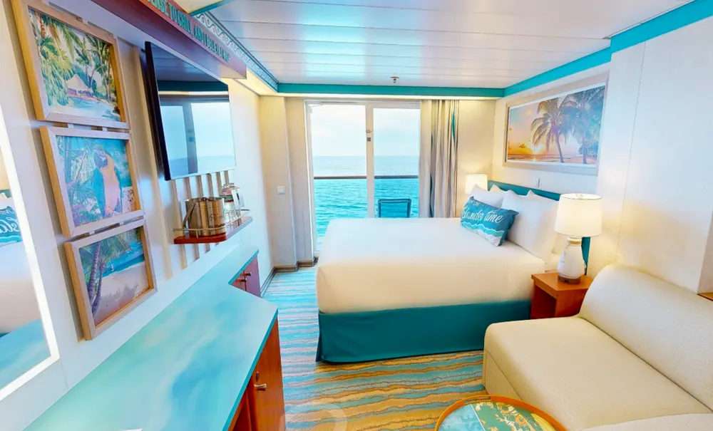 Extended Balcony Staterooms aboard Margaritaville at Sea Islander