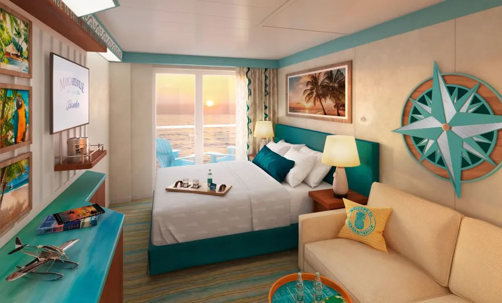Partial View Balcony Staterooms aboard Margaritaville at Sea Islander