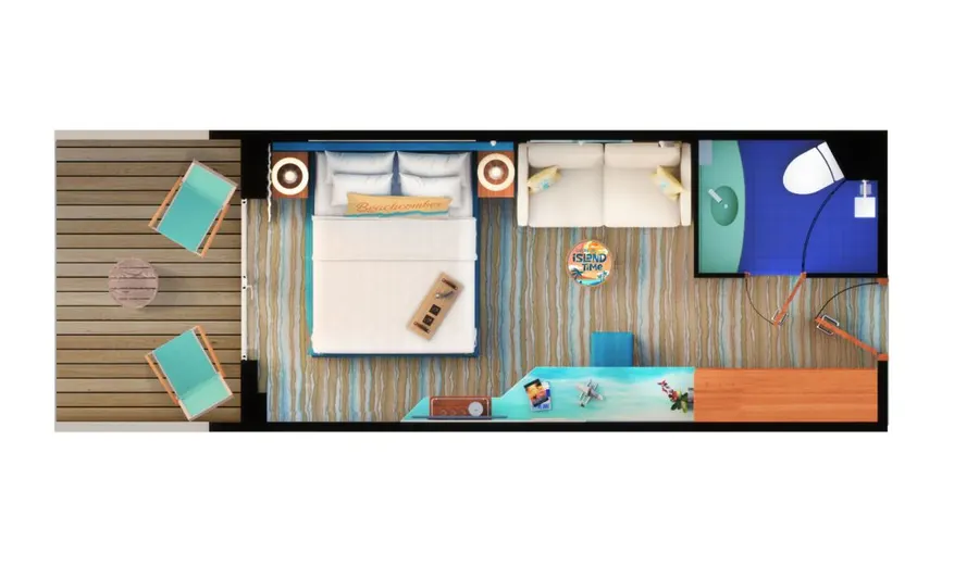 Wake Ocean View Staterooms aboard Margaritaville at Sea Beachcomber — photo 3