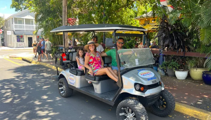 6-Seater Golf Cart Rental shore excursion in Key West, Florida
