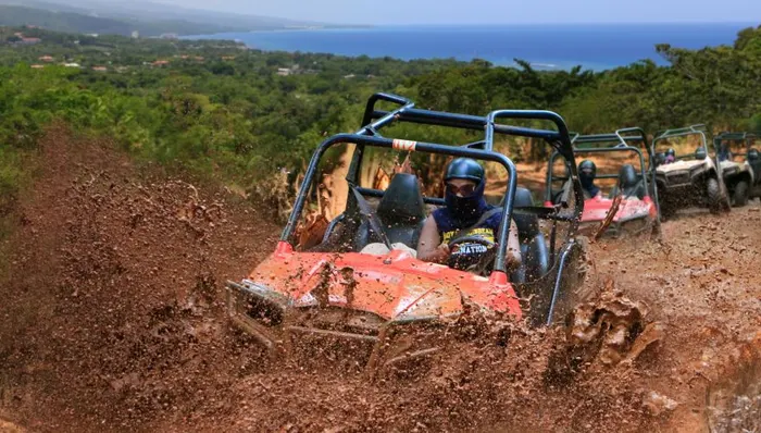 Dune Buggy & Secret Blue Hole shore excursion in Ocho Rios, Jamaica