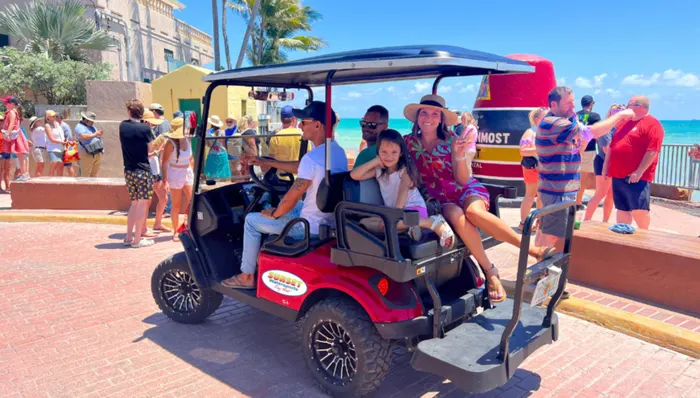 4-Seater Golf Cart Rental shore excursion in Key West, Florida