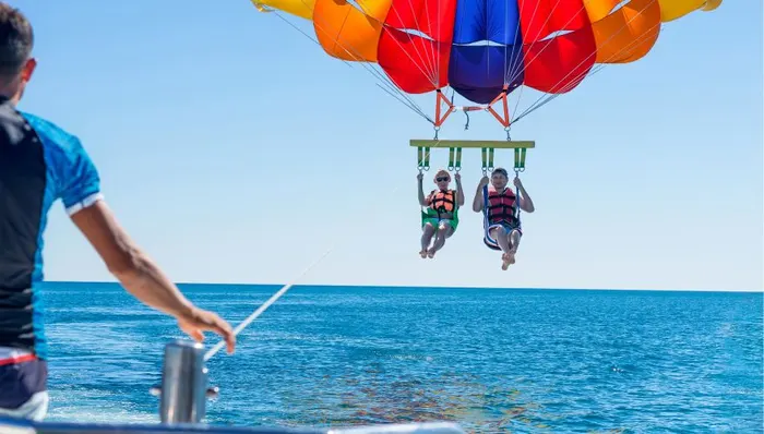 Parasailing shore excursion in Key West, Florida
