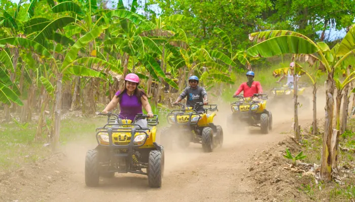 Jungle ATV Adventure & Beach Escape shore excursion in Roatán, Honduras