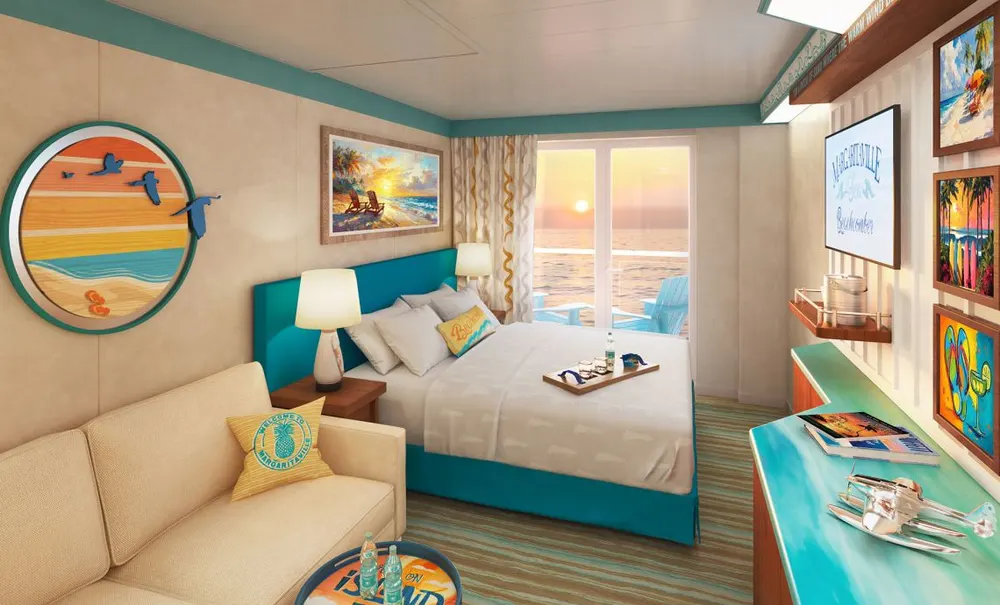 Wake View Balcony Staterooms aboard Margaritaville at Sea Beachcomber