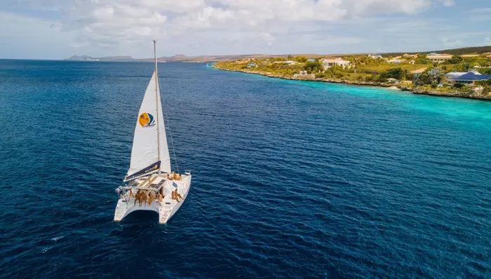 Adults Only Coastal Sailing & Open Bar shore excursion in Bonaire