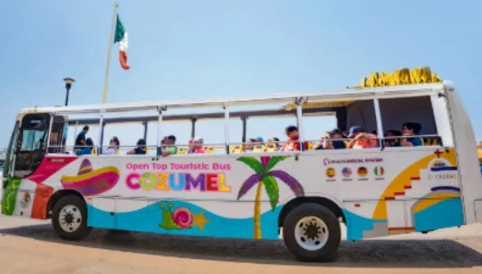 Guided Caribbean Hop-on Hop-off with Beach Break shore excursion in Cozumel, Mexico