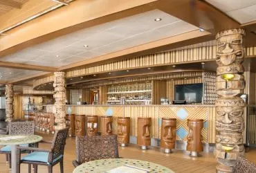 The Tiki Bar aboard Margaritaville at Sea Islander