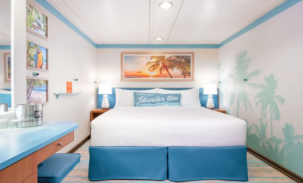 Cozy Interior Staterooms aboard Margaritaville at Sea Islander