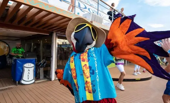 Parrot Photos aboard Margaritaville at Sea Paradise
