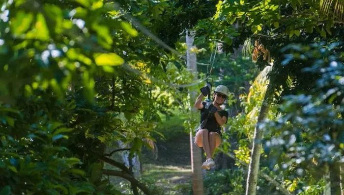 Zipline Over Dunn's River Falls shore excursion in Ocho Rios, Jamaica